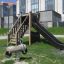 Outdoor playground equipment, Logo Tower Nature single slide.