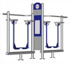 Render isometric view of Double Air Walker with Py