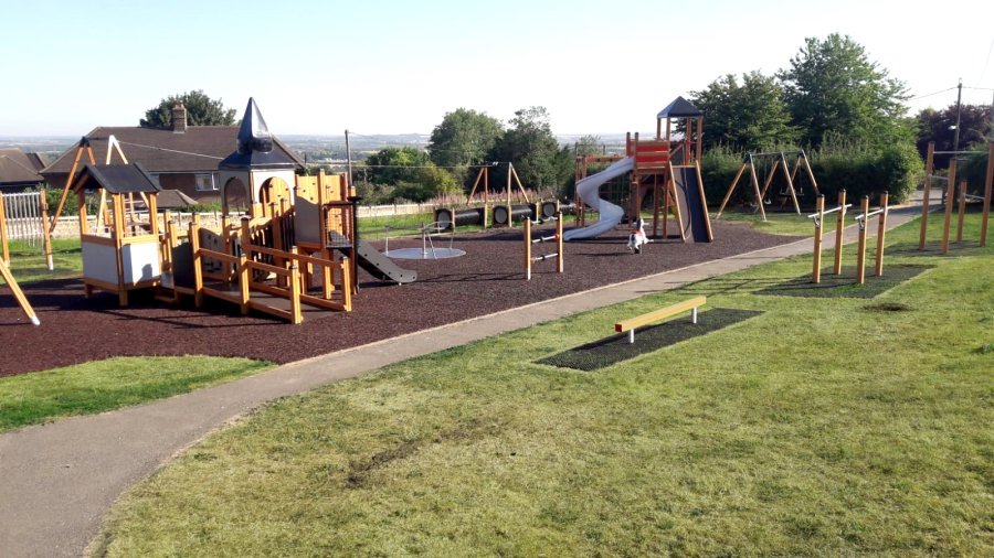 Lars Laj play equipment on the Ashendon Playing Field Association Playground