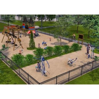 Wooden Playground & Outdoor Fitness_1355