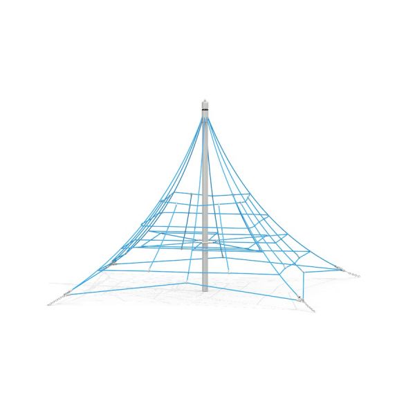Small Powerclimber climbing net in blue color