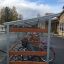 Bike rack with a shelter for secure outdoor bicycle parking, Bike Parking II.