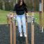 Bars I outdoor fitness equipment in use.