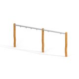 Double Bay Robinia Swing Frame for 1 Bird Nest & 2 Seats