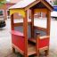 Wooden houses for kids to play in.