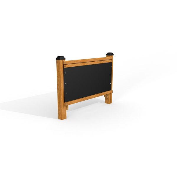 Wooden Blackboard for outdoor play.
