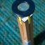 Wooden magnifying glass for outdoor use.