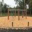 Outdoor playground Six Arm Swing Nature with multiple swings.