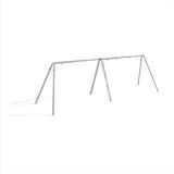 Double Bay Galvanized Steel Swing Frame for 4 Seats
