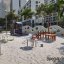 Outdoor playhouse on the playground