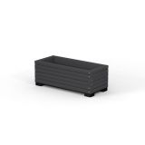 Wooden flowerpot II black