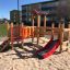 early years playground equipment with a slide