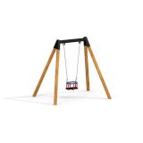 Toddler Seat Wooden Swing