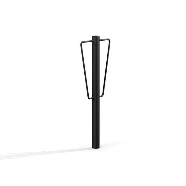 Black Bicycle Stand for public spaces.