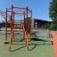 Hexagon Training Set w/ Stairs outdoor playground equipment.