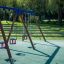 2+2 multiple swing set on a playground