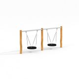 Double Bay Robinia Swing w/ 2 Bird Nest Seats (⌀ 90 cm)