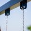 Chains and metal frame of 1+2 multiple swing.