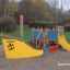 a ship sandpit for outdoor playgrounds