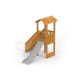Logo playhouse with slide True Nature