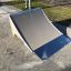Jump-Ramp in a skatepark.