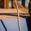 Wooden playground equipment with rope, part of Challenger Aztec.