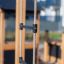 Climbing rope ladder of Gorilla Nature playground set.