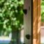 Close-up of the climbing wall of the Motor Function Center Nature wooden playhouse