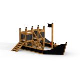 Small Ship Sandpit (black)