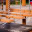King-Kong Nature II castle with slide wooden play structure with chains