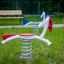 Bird swing rocking toy in a playground.