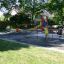 Triple Somersault on playground