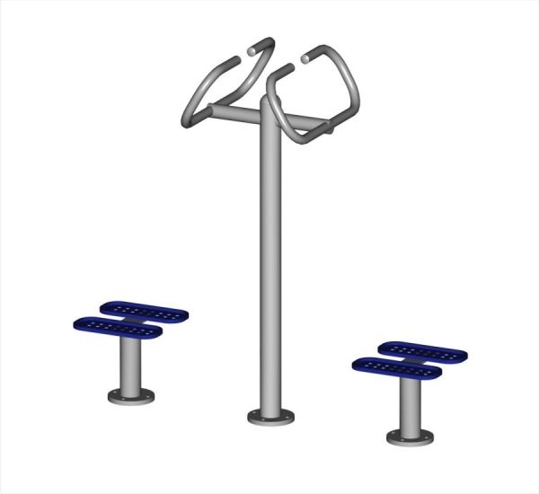 Render isometric view of Double Twister