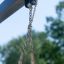 Chains of the Silver Single Swing attached to the top bar.