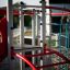 Outdoor Whale steel structure playground equipment.
