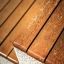 Libra wooden park bench with concrete base