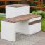 Modern look Libra bench 14225 with 2 level seats