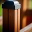 Willa Nature single playhouse wooden post with black cap
