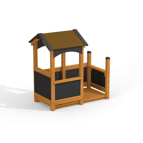 Wooden playhouse Veranda House Nature.