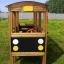 Wooden Bus Nature playground equipment for children.