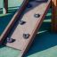 Wooden playhouse climbing wall for Tower Nature with slide.