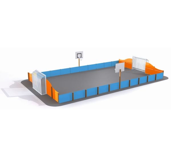 Render isometric view of Medium arena HPL