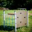 Wonderland Trim Trail outdoor climbing frame for kids in a playground.