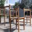 Challenger Aztec Nature II playground structure with climbing wall, slide, and bridge in outdoor par