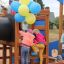 Children playing on the Bounty ship with slide playground structure.