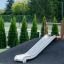 Steel slide on a hill in a playground, Hill Slide h150.