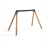 Single Wooden Swing Frame for 2 Seats