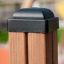 Wooden post detail of Pixie playhouse with slide