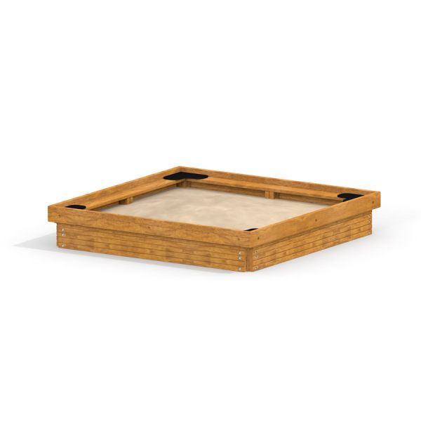 Wooden Sandpit for children's play.