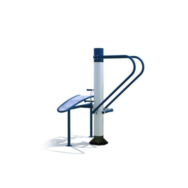 Outdoor fitness equipment Set 5 for parks and playgrounds.